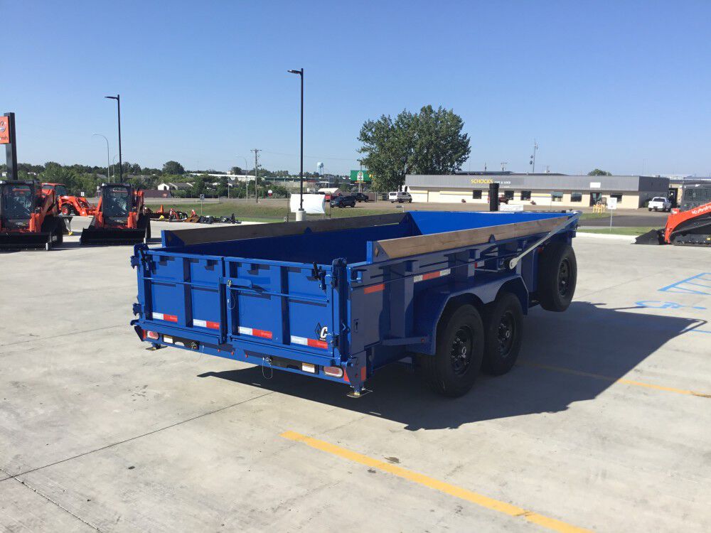 Diamond C LPT 14 Ft Heavy Duty Telescopic Dump Trailer, large image number 6