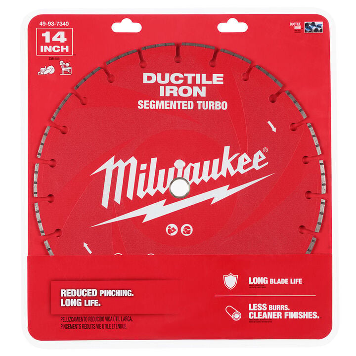 Milwaukee 14 Inch Segmented Rim Diamond Blade for Ductile Iron, large image number 6