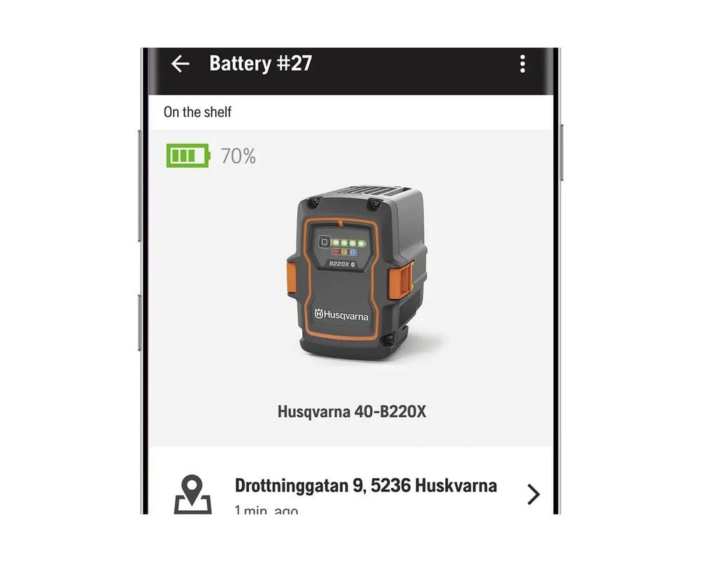 Husqvarna 40-B330X 40V 9Ah Lithium-Ion Lightweight Power Tool Battery Pack with Fuel Indicator, large image number 5
