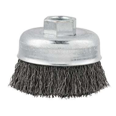 Milwaukee 3 In. Brush Crimp Style Cup