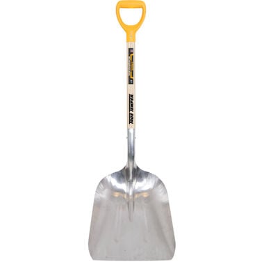 True Temper #10 Aluminum Scoop Shovel with D Grip Hardwood Handle