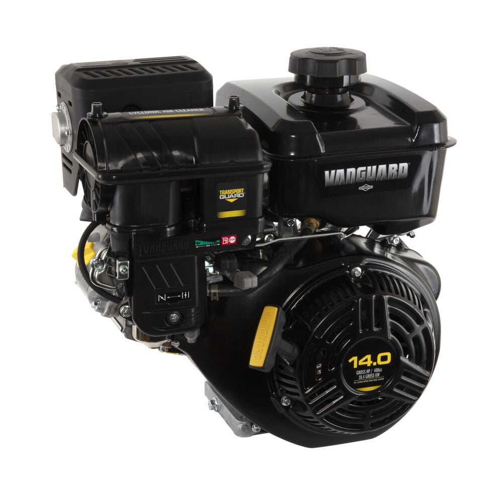 Briggs and Stratton Vanguard Series, Single Cylinder, 4-Cycle Gas Engine, 1 in x 3-31/64 in Crankshaft, large image number 1