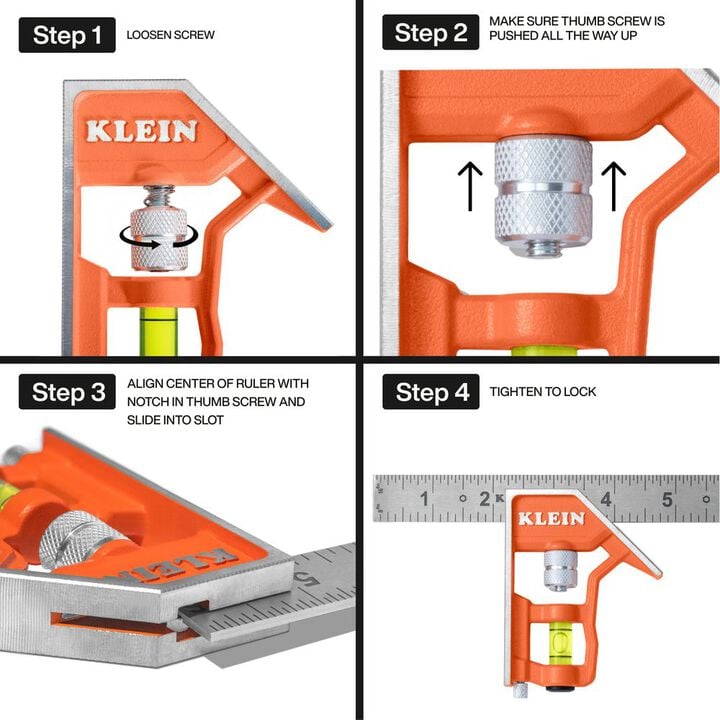 Klein Tools 6 Inch Combination Square, large image number 7
