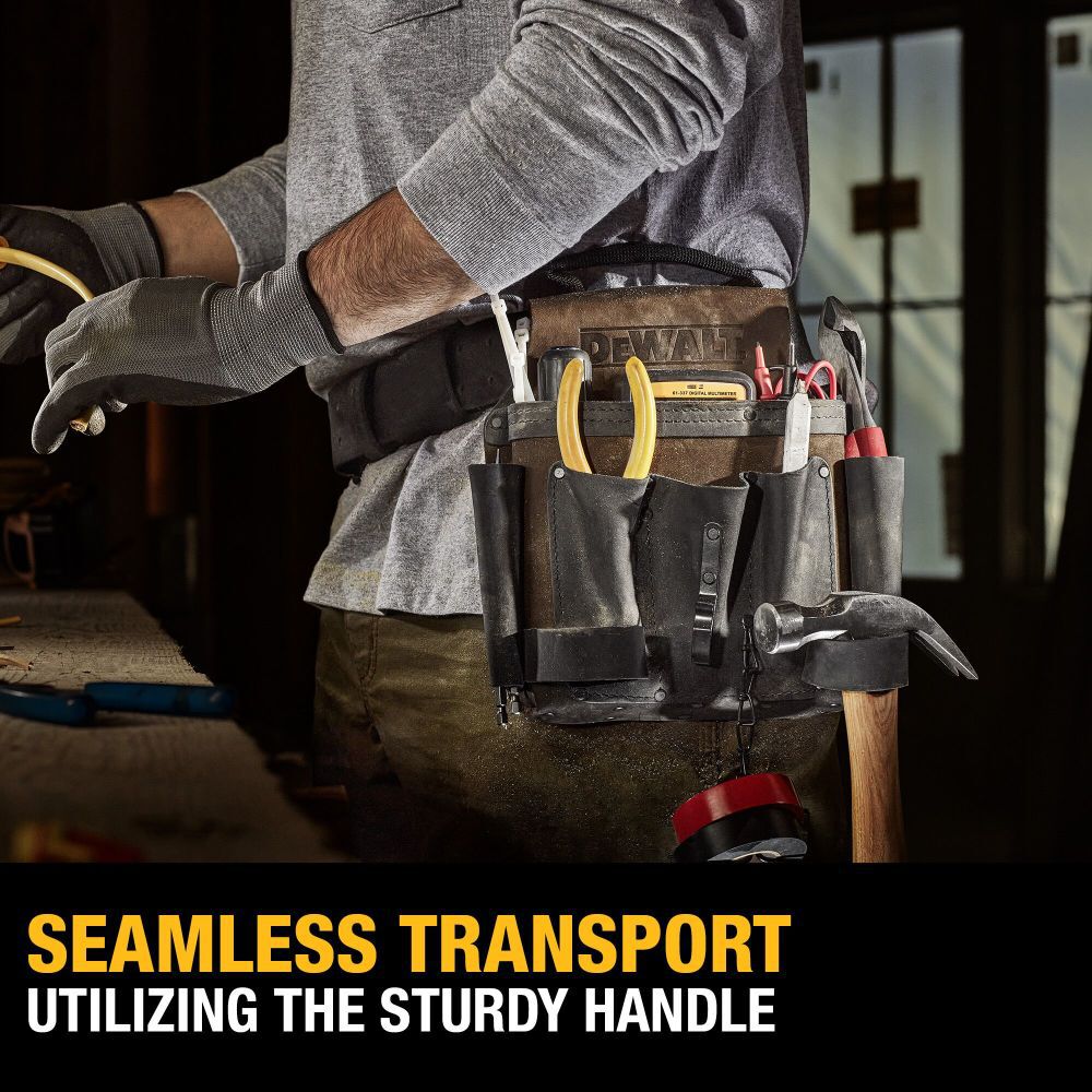 DEWALT Leather Electrician Pouch DWST550114 Acme Tools