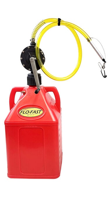 Flo-Fast 15 Gallon Red Gas Can System