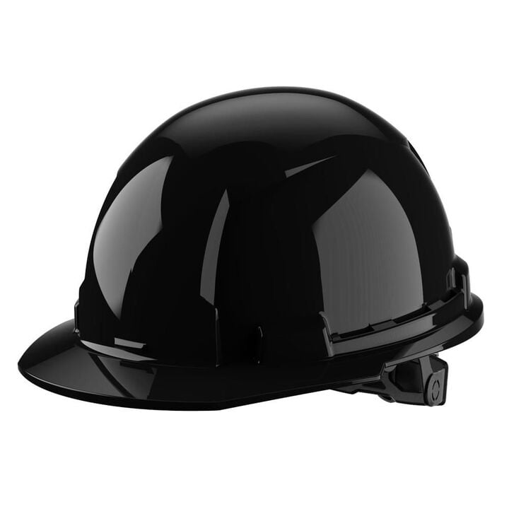Milwaukee Black Front Brim Hard Hat with 6pt Ratcheting Suspension Type 1 Class E