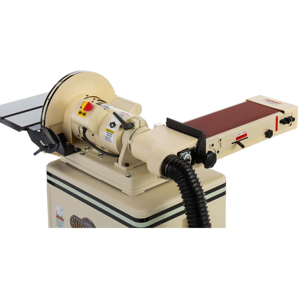 Shop Fox 1-1/2 HP 6in Belt/ 12in Disc Combination Sander, large image number 3
