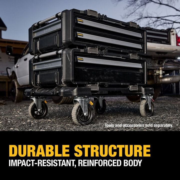 DEWALT TOUGHSYSTEM 2.0 DXL 30 Inch 2 Shallow Drawers Unit, large image number 5