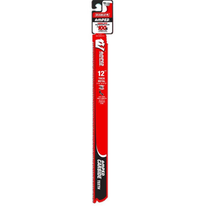 Diablo Tools 12 Inch 8 TPI AMPED Reciprocating Blades for Thick Metal, large image number 2