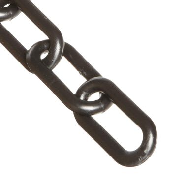 Mr Chain 2 In. (#8 51mm) x 500 Ft. Black Plastic Barrier Chain