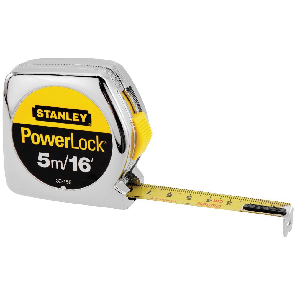 Stanley 3/4In x 16Ft/5M Powerlock Tape Rule, large image number 4