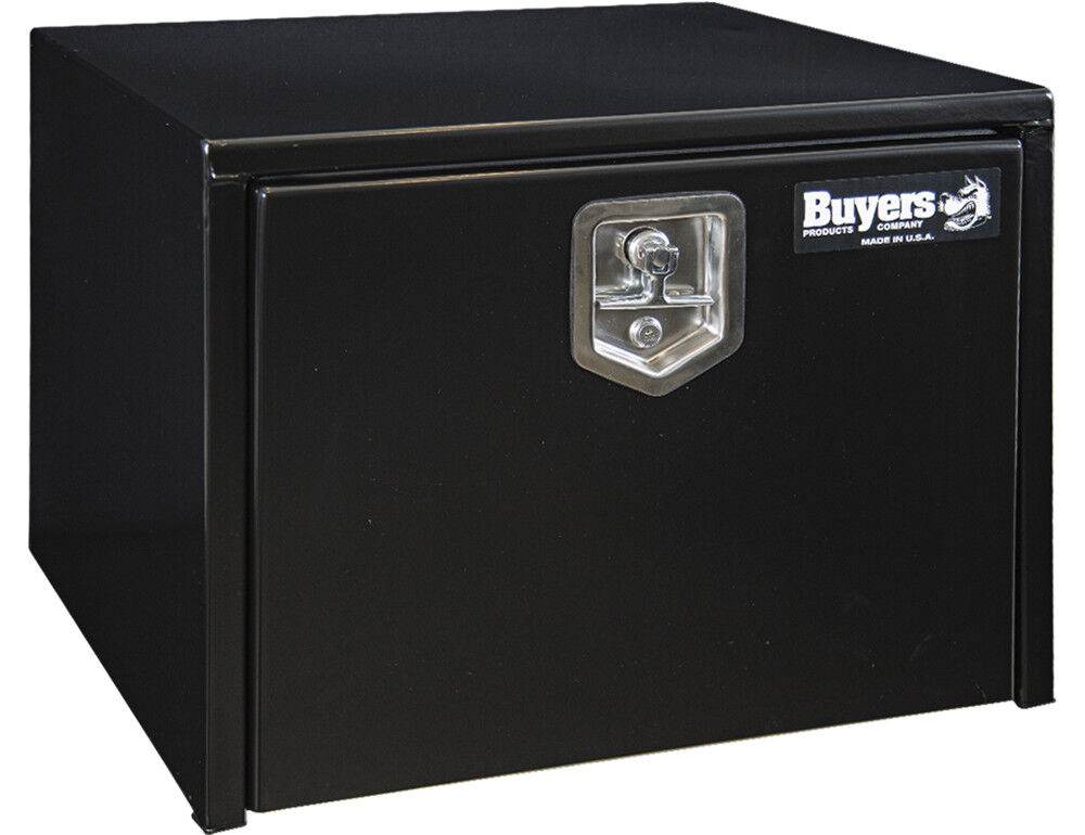 Buyers Products Company 18x18x24 Inch Black Steel Underbody Truck Box – 1702300