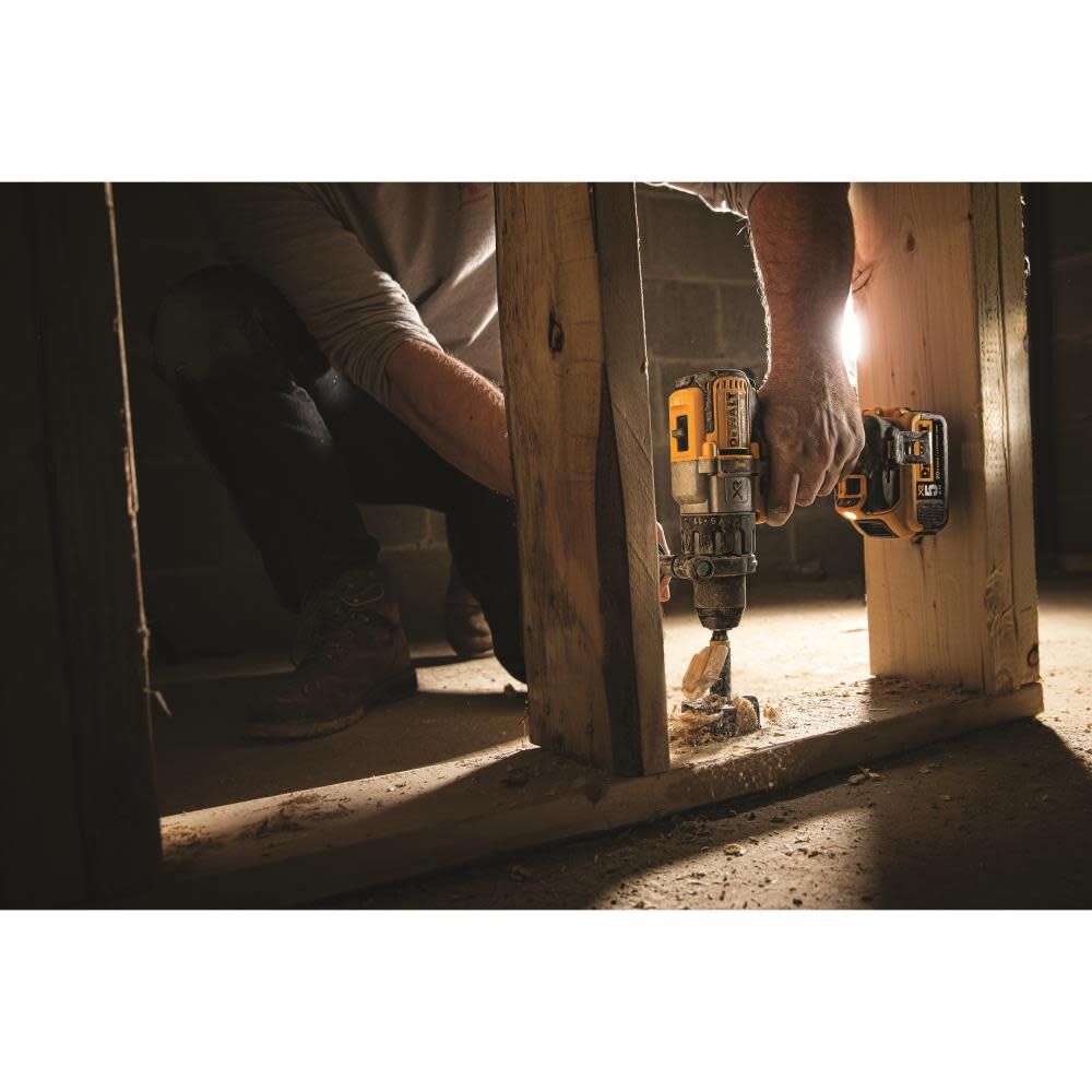 DEWALT 20V MAX XR LITHIUM ION BRUSHLESS 3-SPEED HAMMERDRILL KIT, large image number 9