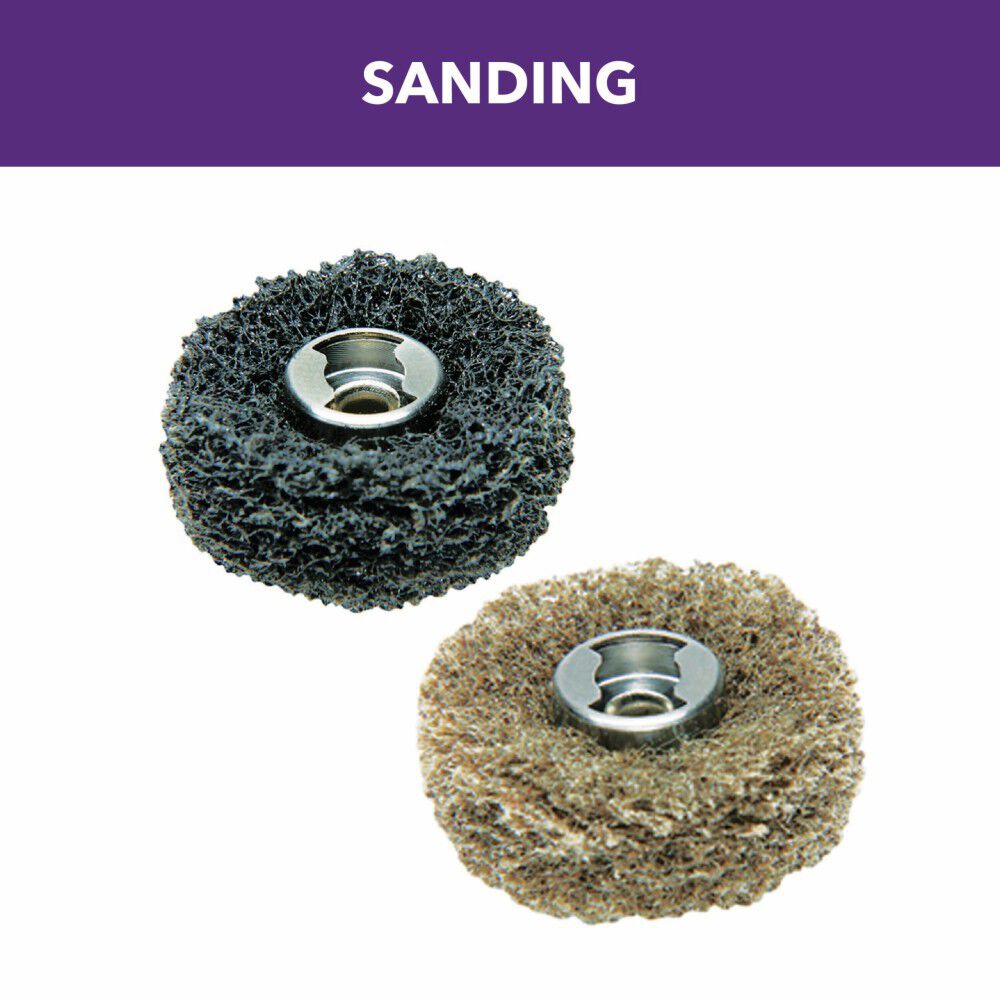 Dremel Coarse and Medium Finishing Abrasive Buffs, large image number 2