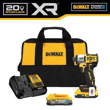 DEWALT 20V MAX XR 1/4in Impact Driver Kit, large image number 6
