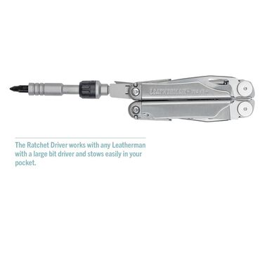 Leatherman Ratchet Driver for Flat & Standard 1/4 Inch Bits, large image number 2