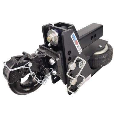 Shocker Hitch HD 20K Max Black 2.5 Inch Air Pintle Hitch - Military Style Hitch