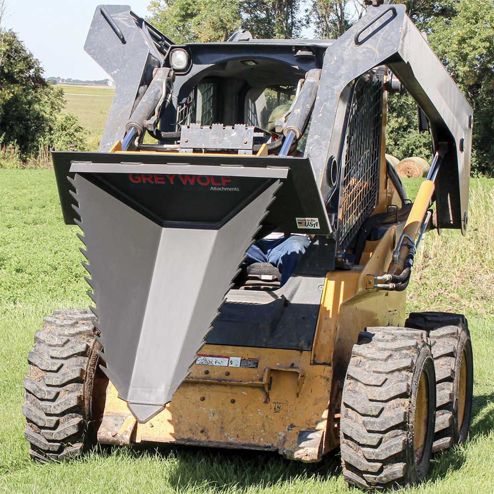 GreyWolf Attachments Stump Bucket Skid Steer Attachment, large image number 13
