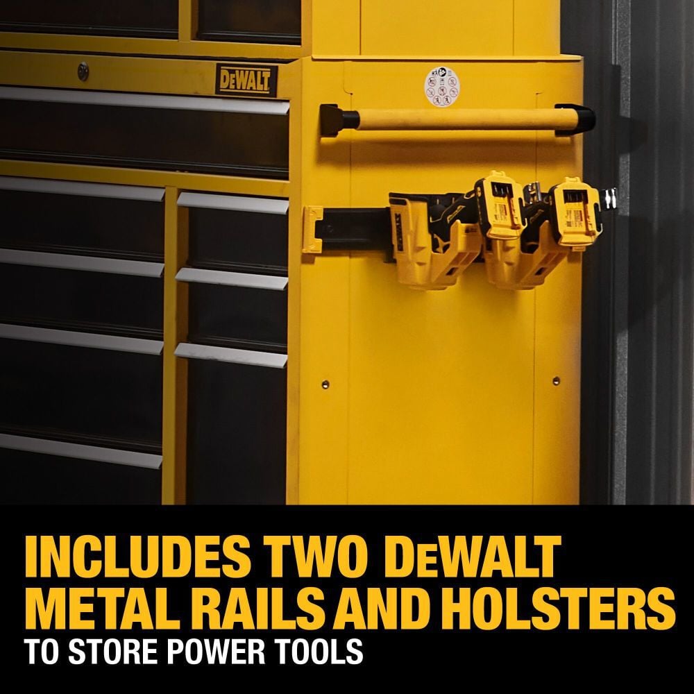 DEWALT 37 inch 4-Drawer Chest and 37 inch 5-Drawer Rolling Tool Cabinet Bundle, large image number 3
