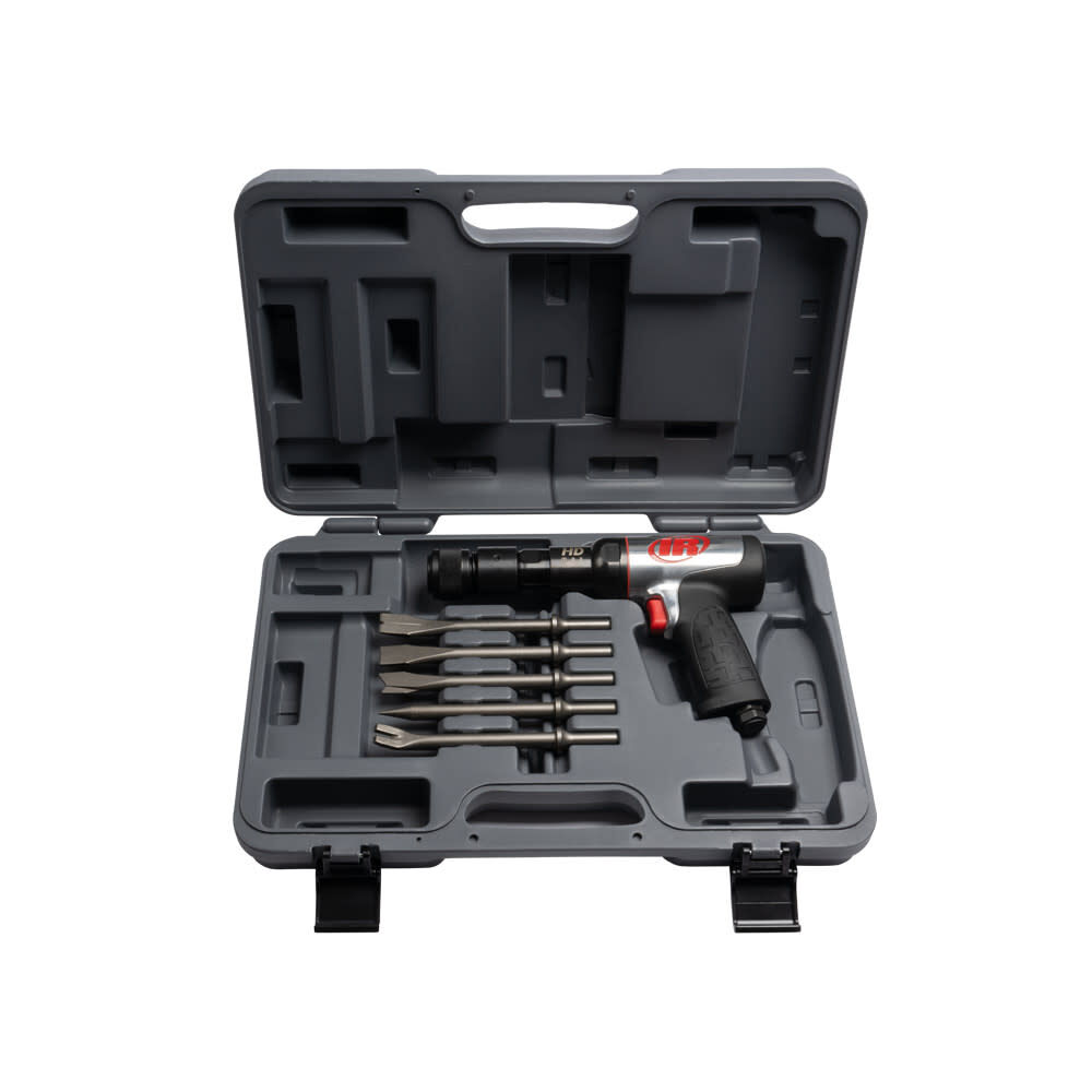 Ingersoll Rand Air Hammer and 5-Piece Chisel Set, 2600 BPM, large image number 3