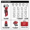 Milwaukee M12 Cable Stripper Kit with 17 Cu THHN / XHHW Bushings, small image number 2