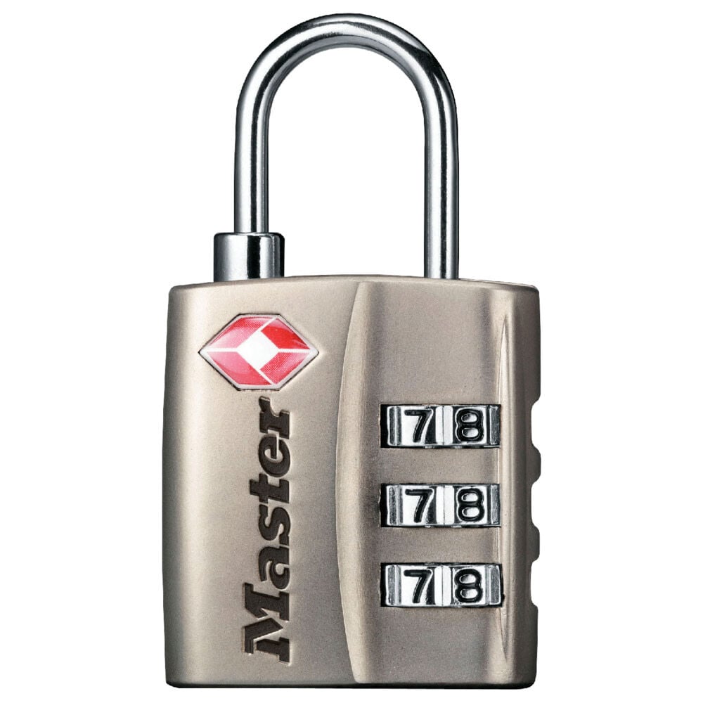Master Lock Luggage Lock 1 3/16in 3 Dial Combination 1pk, large image number 1