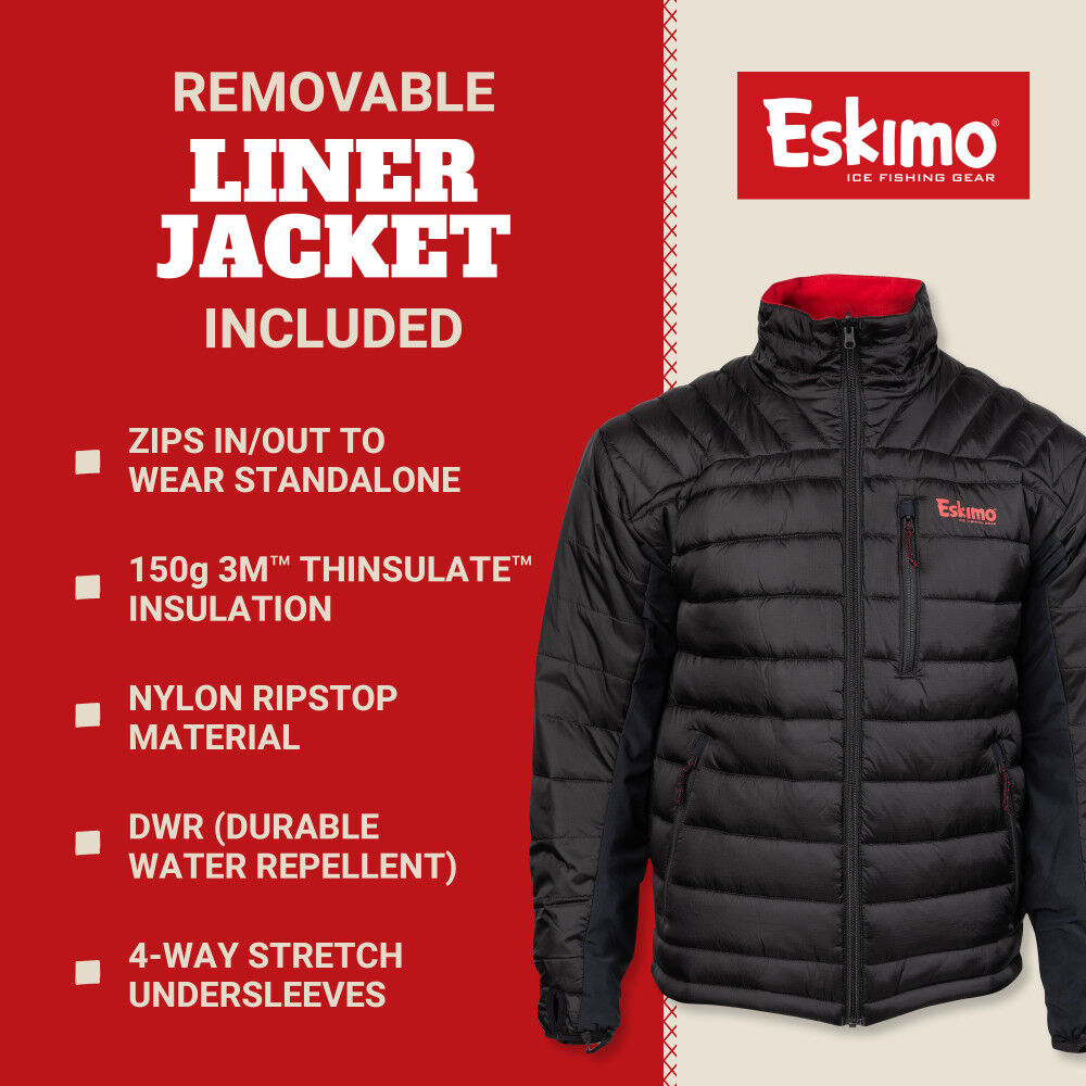 Eskimo Superior Jacket, Men's, Forged Iron, Uplyft Float-Assist, 2X, large image number 8