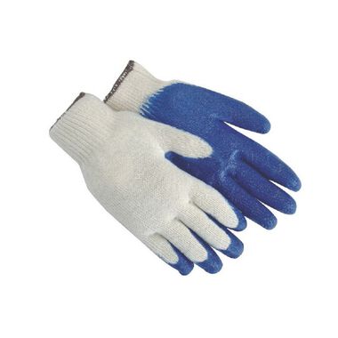 Majestic Glove Latex Palm Coated Glove On String Knit Liner Large