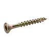 Grip Rite Screws #8 x 1.625in Bugle-Head Yellow Zinc Type 17 Star-Drive Interior Wood 10lbs, small image number 3