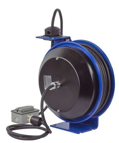 Coxreels Spring Driven Cord Reel Duplex Industrial Rec 16GA x 50', large image number 7