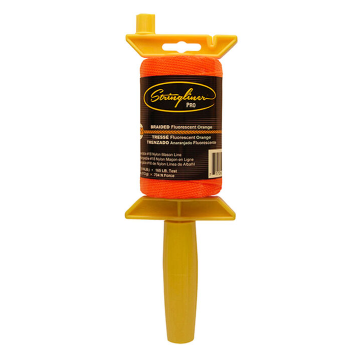 Stringliner Pro Braided Fluorescent Orange 250 ft