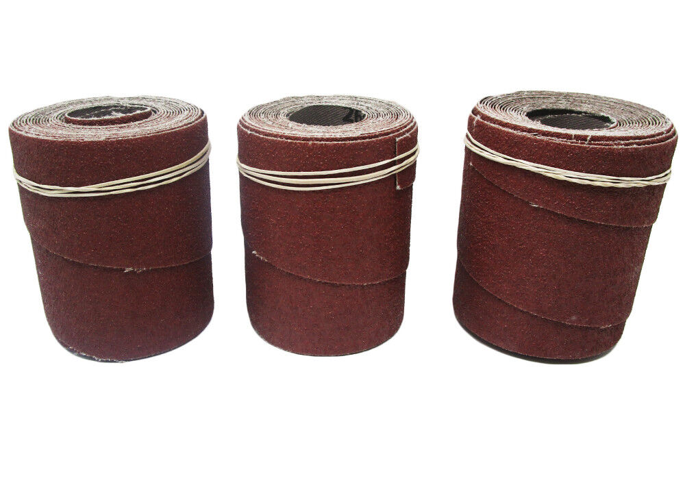 Powermatic Precut Abrasive Strips for PM2244 Drum Sander, 60 Grit, 3 Pieces, large image number 1