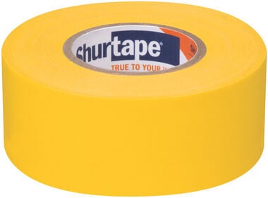Shurtape FM 200 Non-Adhesive Flagging Tape - Yellow - 1.1875in x 300ft - 1 Roll