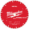 Milwaukee STEELHEAD 9 Inch Segmented Diamond Blade for Metal Cutting, small image number 1