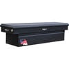 Buyers Products Company 18 x 27 x 71 Inch Textured Diamond Tread Aluminum Crossover Truck Box Matte Black, small image number 1