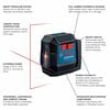 Bosch Self-Leveling Red Beam Cross-Line Laser (Bare Tool), small image number 2