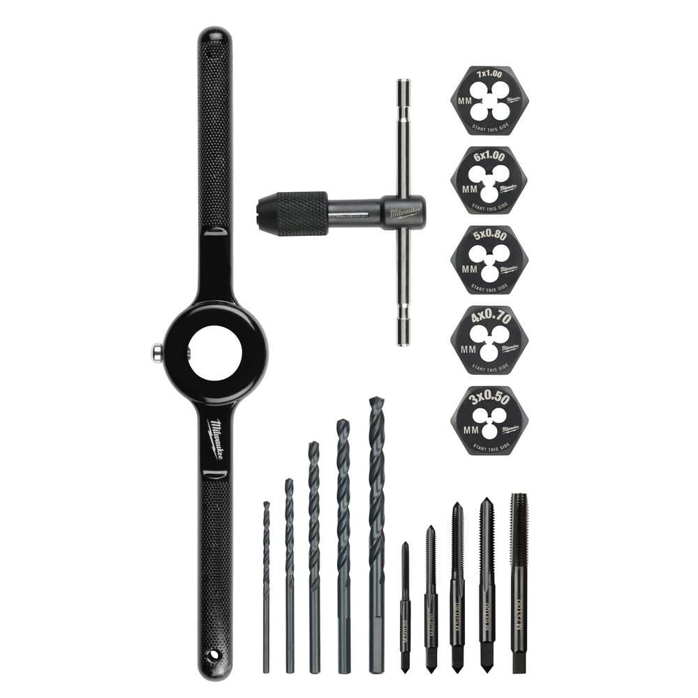 Milwaukee Metric Tap and Die 17pc Set, large image number 1