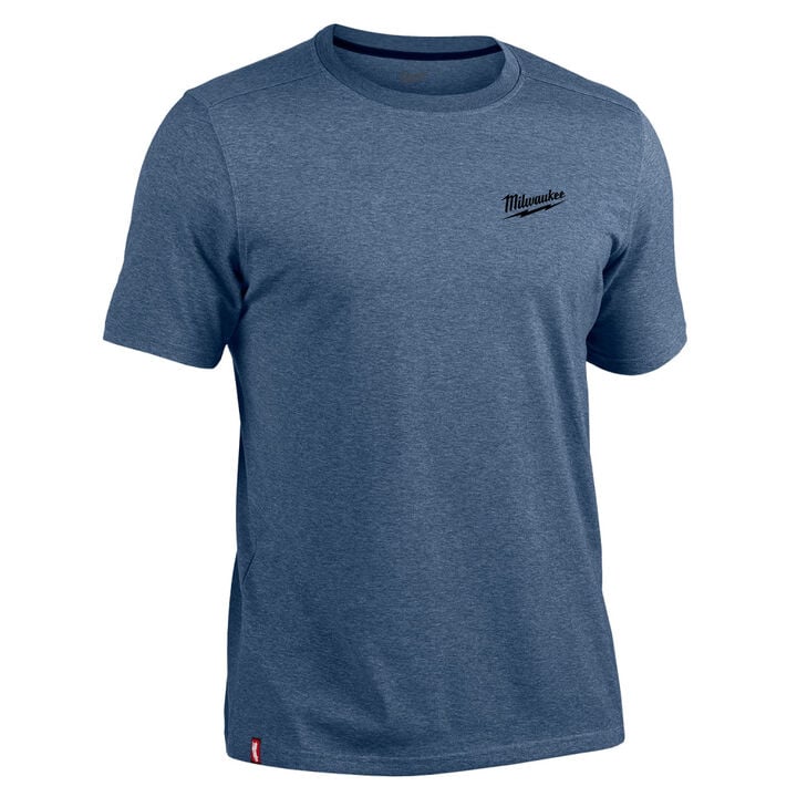 Milwaukee Hybrid Work Tee Short Sleeve Blue