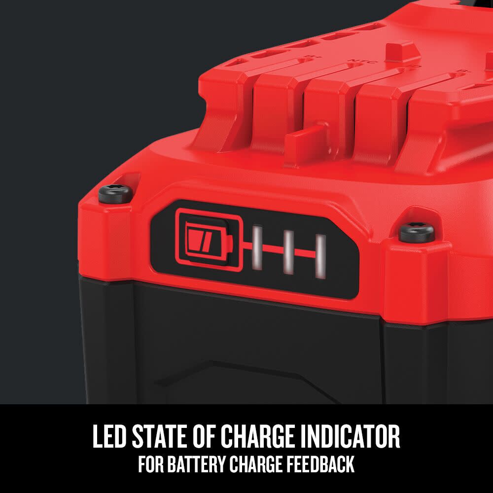 CRAFTSMAN V20 20V 4Ah Lithium Ion Power Tool Battery Pack with Fuel Indicator (2 Pack), large image number 4