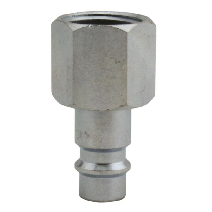 Milton S-763-1 3/8in FNPT HIGHFLOWPRO V-Style/European Interchange Steel Air Plug Fitting (High Volume Low Pressure Application), large image number 2