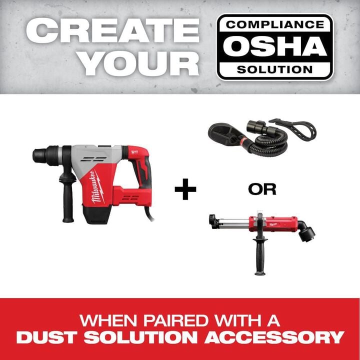 Milwaukee 1-9/16" SDS Max Rotary Hammer, large image number 5