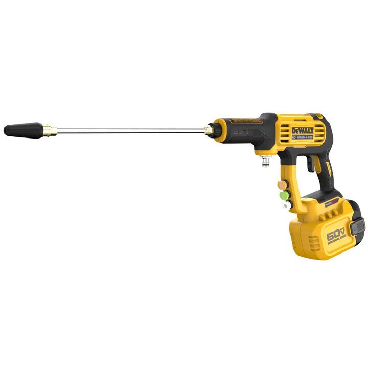 DEWALT 60V MAX 1000 PSI 1.0 GPM Battery Powered Cold Water Power Cleaner with 4 Spray Nozzles 9.0Ah Kit