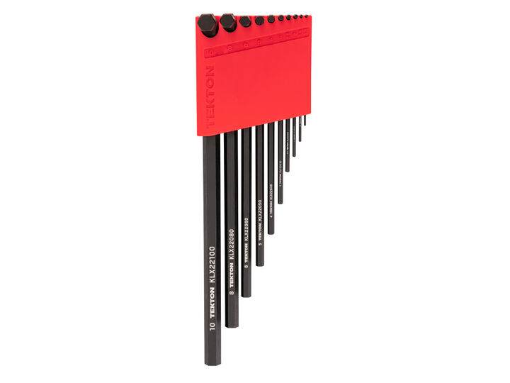 Tekton Flat End Hex L-Key Set, 1.3-10 mm, 10 Pieces, large image number 1