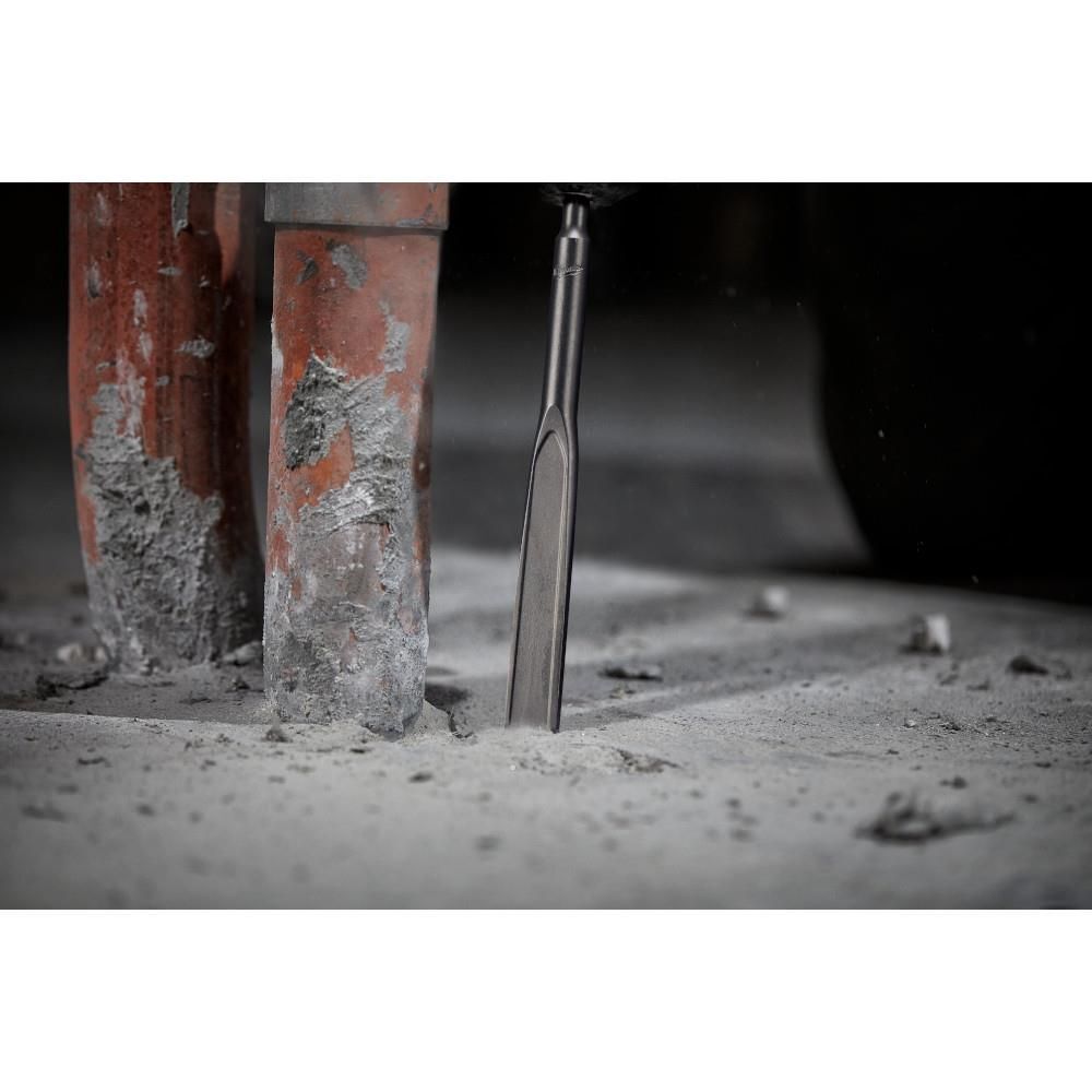 Milwaukee SDS-PLUS SLEDGE Bull Point & Flat Chisel 2 Pack, large image number 6
