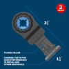 Bosch 1-1/4 Inch Starlock Oscillating Multi Tool Carbide Plunge Cut Blade 2 Pack, small image number 2