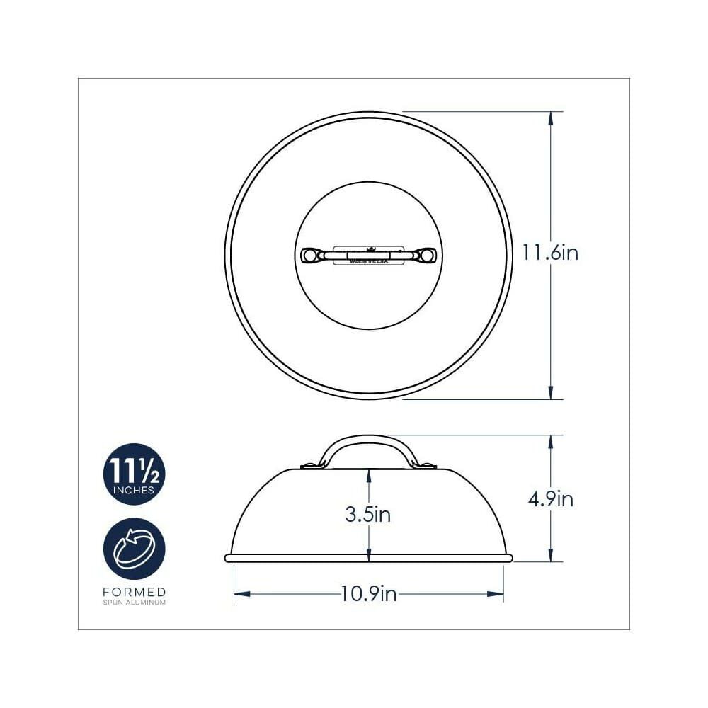 Nordic Ware Aluminum Base High Dome Grill Lid with Imported Handles, large image number 6