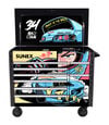Sunex JUIC'D BOX 50 Inch 7 Drawer Powered Rolling Tool Cart with Rad Dan Design, small image number 1