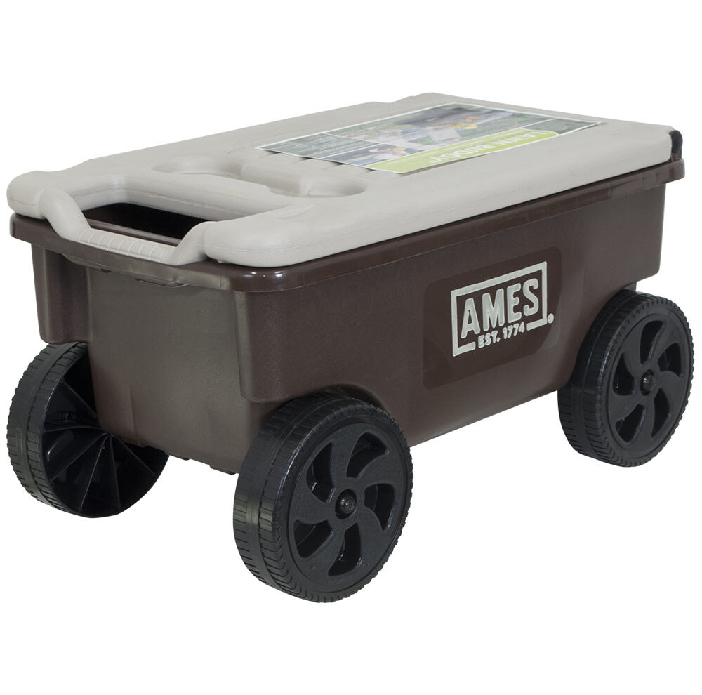 Brentwood industries acwb20210 6 in turf tire 6 cube hdpe single hot sale wheel moss wheelbarrow