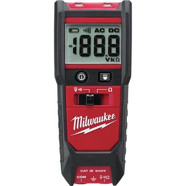 Milwaukee Auto Voltage/Continuity Tester with Resistance Measurement Set
