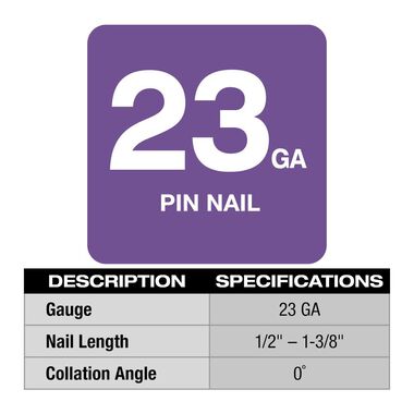 Milwaukee M12 23 Gauge Pin Nailer (Bare Tool), large image number 1